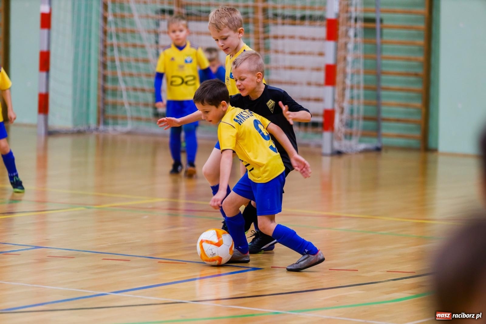 Zdjęcie w galerii na portalu naszraciborz.pl: Piłkarskie zmagania w hali przy Łąkowej. Turniej rocznika 2015 [FOTO] wiadomości z regionu
