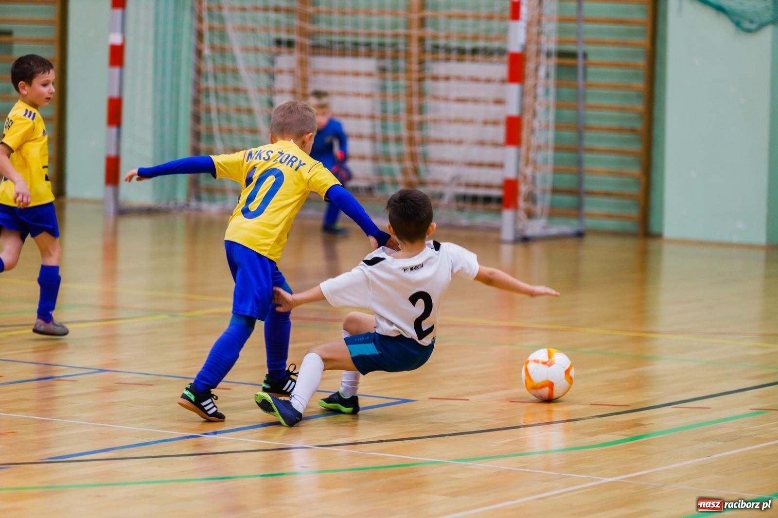 Zdjęcie w galerii na portalu naszraciborz.pl: Piłkarskie zmagania w hali przy Łąkowej. Turniej rocznika 2015 [FOTO] wiadomości z regionu