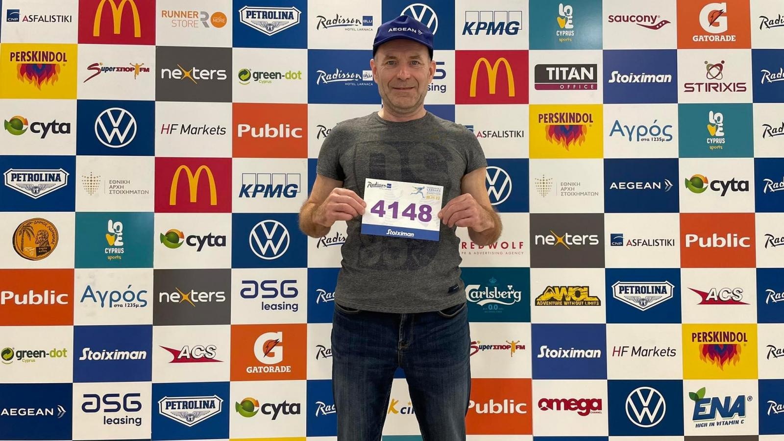 Zdjęcie w galerii na portalu naszraciborz.pl: Raciborzanie pobiegli w maratonie Radisson Blu Larnaka wiadomości z regionu