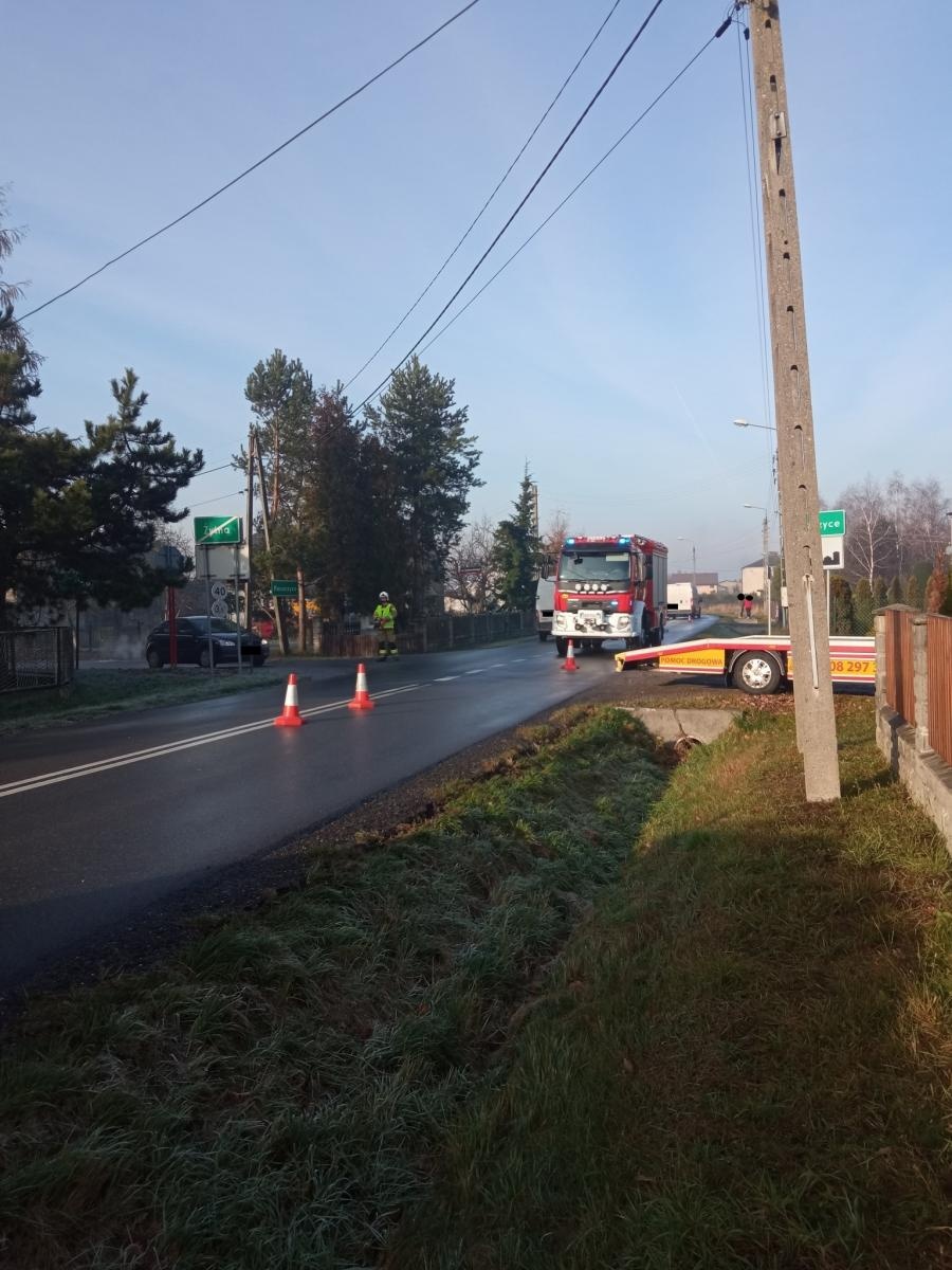 Zdjęcie w galerii na portalu naszraciborz.pl: Raport 998. Toyota wypadła z drogi i uderzyła w ogrodzenie [FOTO] wiadomości z regionu