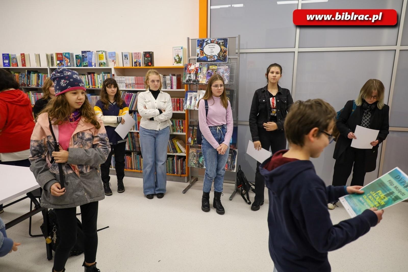 Zdjęcie w galerii na portalu naszraciborz.pl: Rozstrzygnięto konkurs wiedzy dla fanów serii Percy Jackson wiadomości z regionu