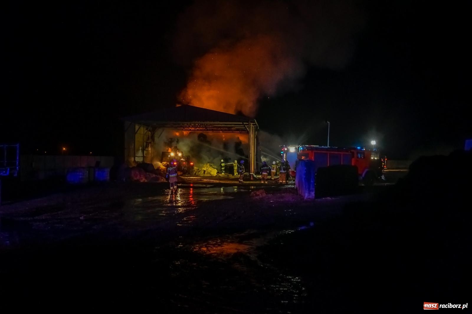 Zdjęcie w galerii na portalu naszraciborz.pl: Ogromny pożar gospodarstwa w Budziskach [FOTO i WIDEO] wiadomości z regionu