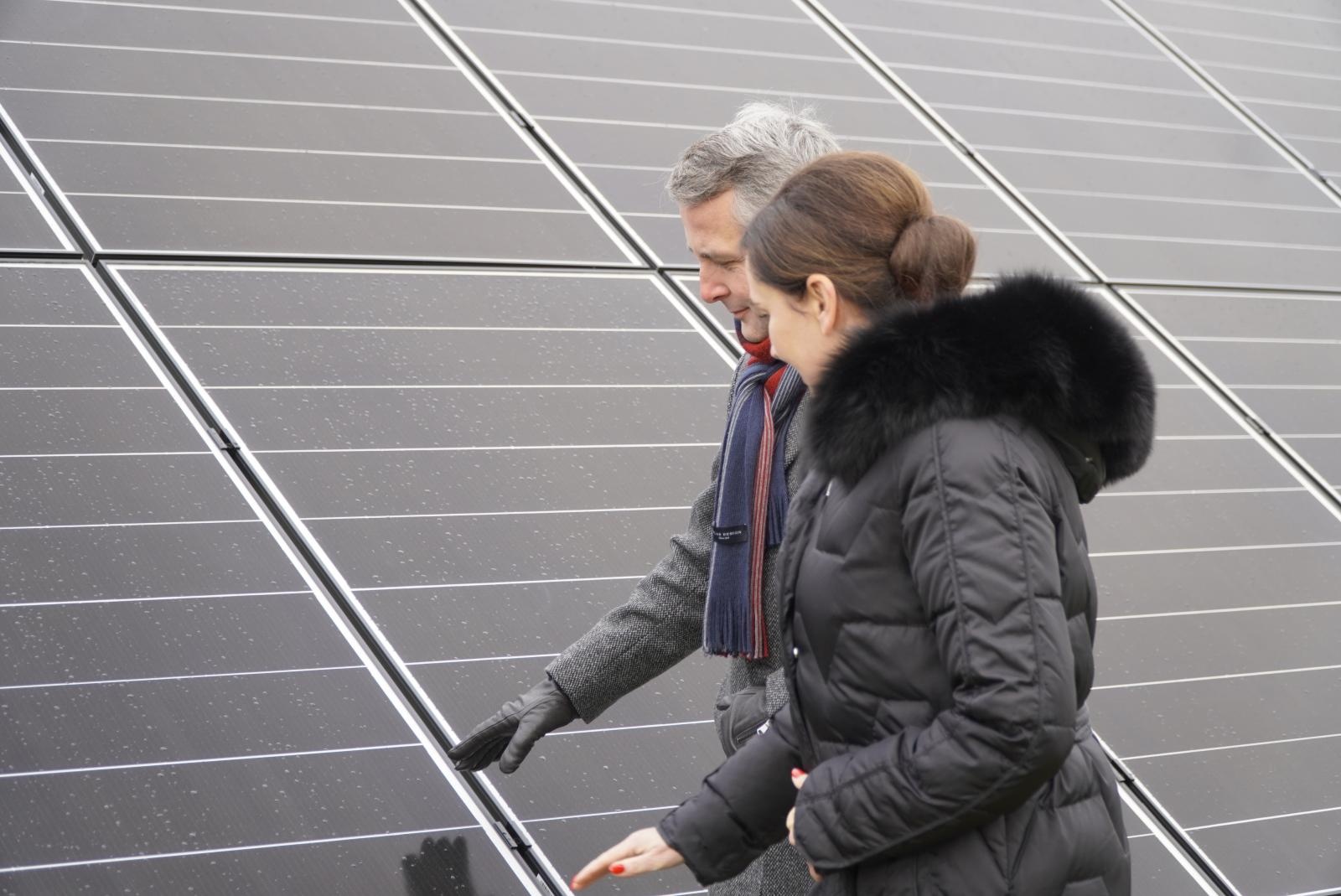 Zdjęcie w galerii na portalu naszraciborz.pl: Druga farma fotowoltaiczna Wodociągów Raciborskich wiadomości z regionu