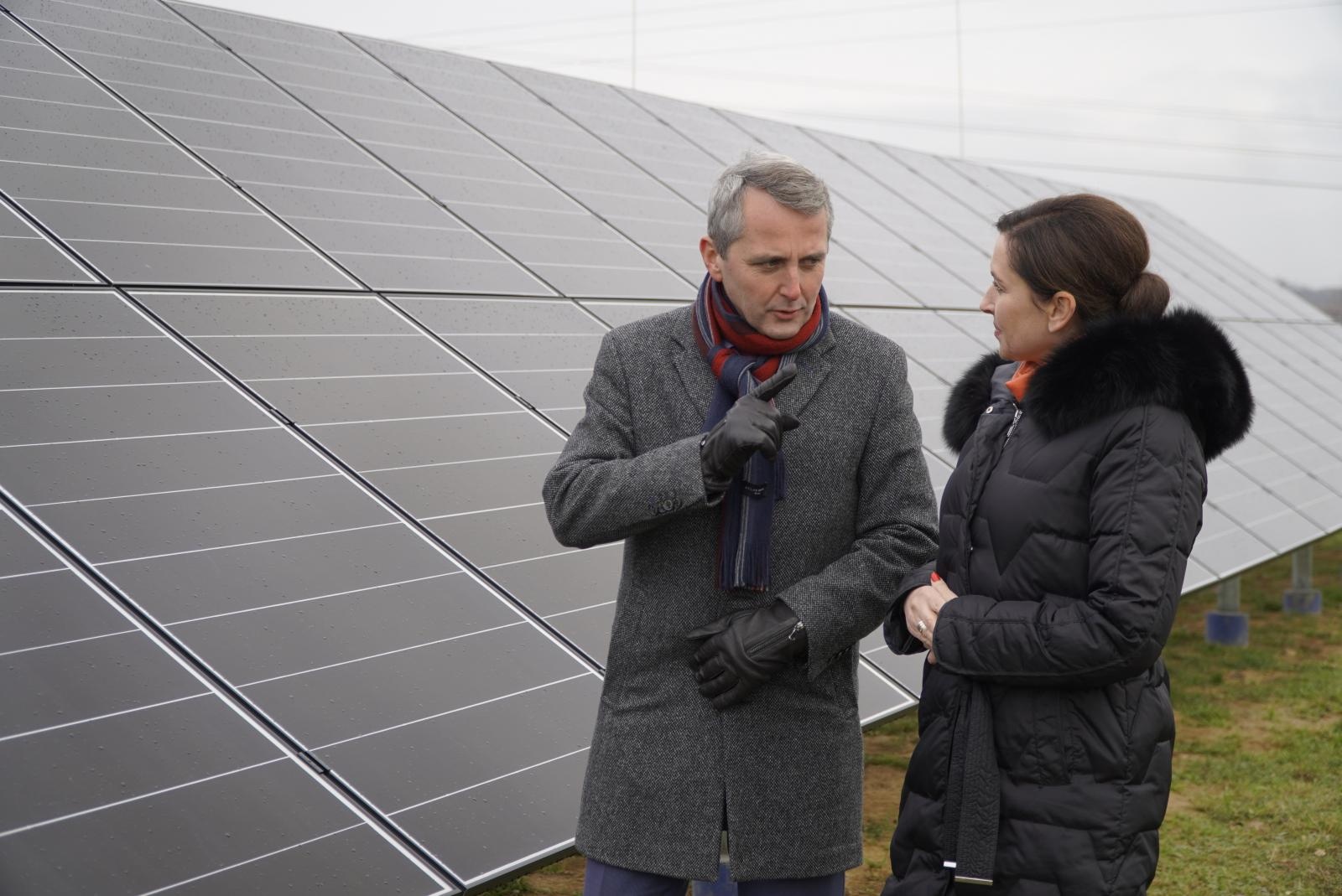 Zdjęcie w galerii na portalu naszraciborz.pl: Druga farma fotowoltaiczna Wodociągów Raciborskich wiadomości z regionu