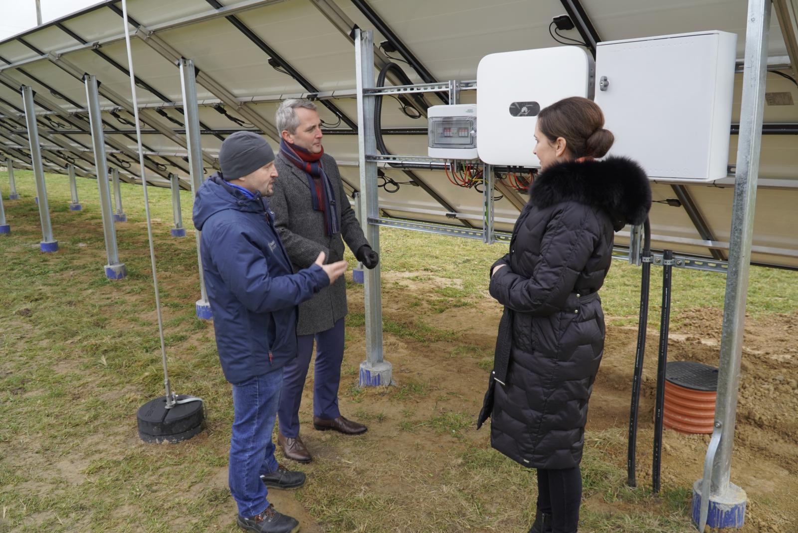 Zdjęcie w galerii na portalu naszraciborz.pl: Druga farma fotowoltaiczna Wodociągów Raciborskich wiadomości z regionu