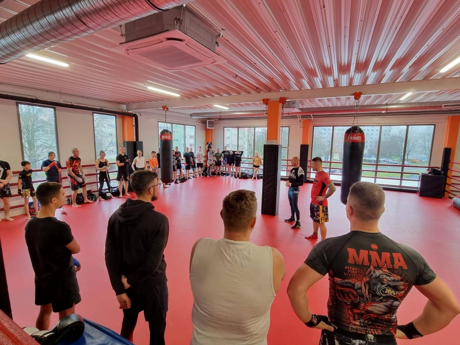 Zdjęcie w galerii na portalu naszraciborz.pl: Mistrz Gromdy w Brooklyn Gym w Raciborzu wiadomości z regionu