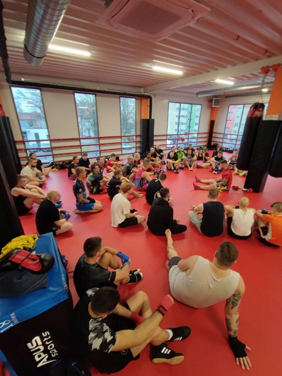 Zdjęcie w galerii na portalu naszraciborz.pl: Mistrz Gromdy w Brooklyn Gym w Raciborzu wiadomości z regionu