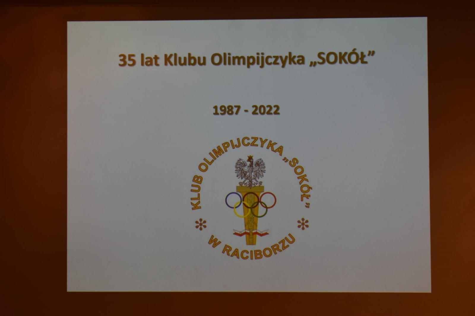 Zdjęcie w galerii na portalu naszraciborz.pl: Obchody 35-lecia Klubu Olimpijczyka Sokół w Raciborzu wiadomości z regionu
