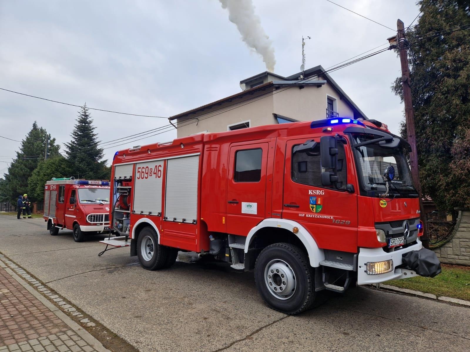 Zdjęcie w galerii na portalu naszraciborz.pl: Raport 998. Pożar sadzy w kominie w Nowej Wiosce [FOTO] wiadomości z regionu