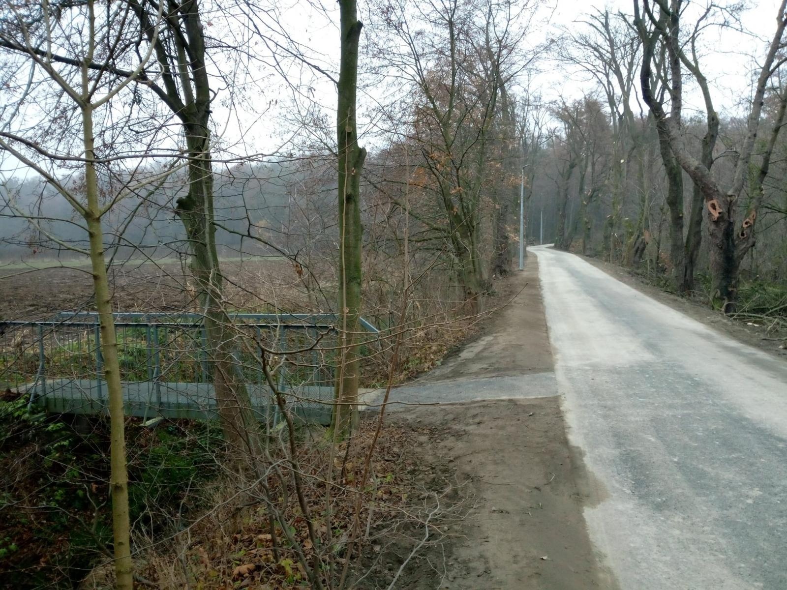 Zdjęcie w galerii na portalu naszraciborz.pl: Pomiędzy Kornicami a Żerdzinami powstaje ścieżka rowerowa wiadomości z regionu