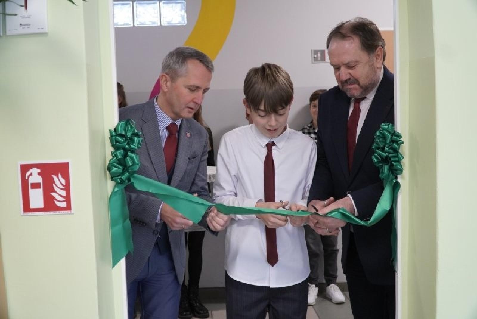 Zdjęcie w galerii na portalu naszraciborz.pl: Zielona pracownia Kasprowy otwarta w SP4 wiadomości z regionu