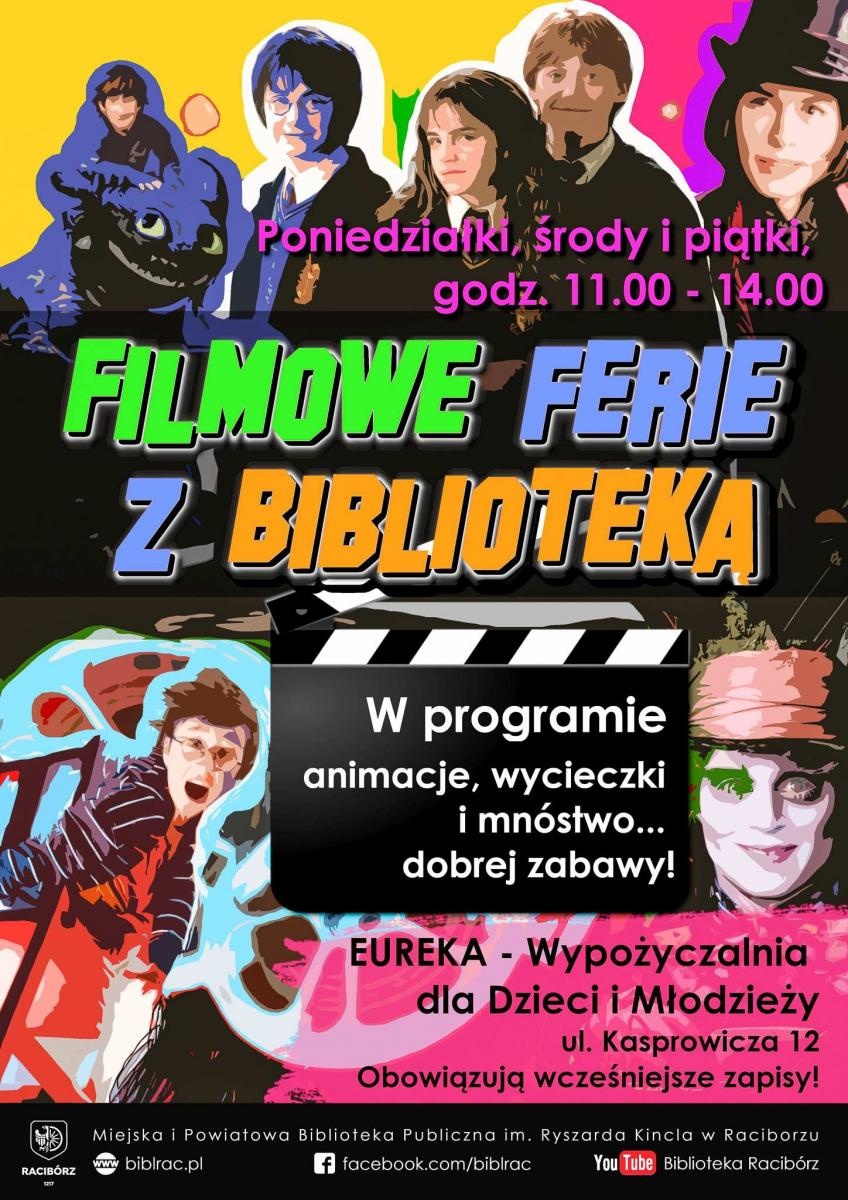 Zdjęcie w galerii na portalu naszraciborz.pl: Filmowe ferie z biblioteką i wyjazd do Teatru Miejskiego w Gliwicach wiadomości z regionu