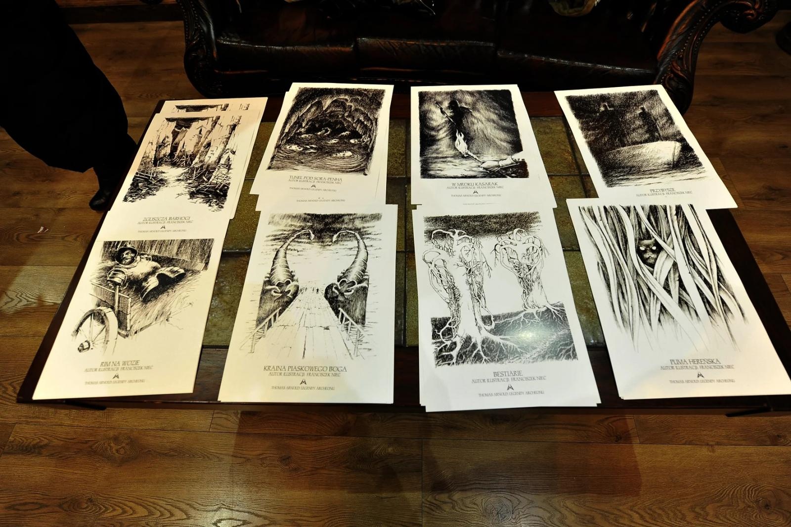 Zdjęcie w galerii na portalu naszraciborz.pl: Profesor Franciszek Nieć z wystawą ilustracji w Raciborzu wiadomości z regionu