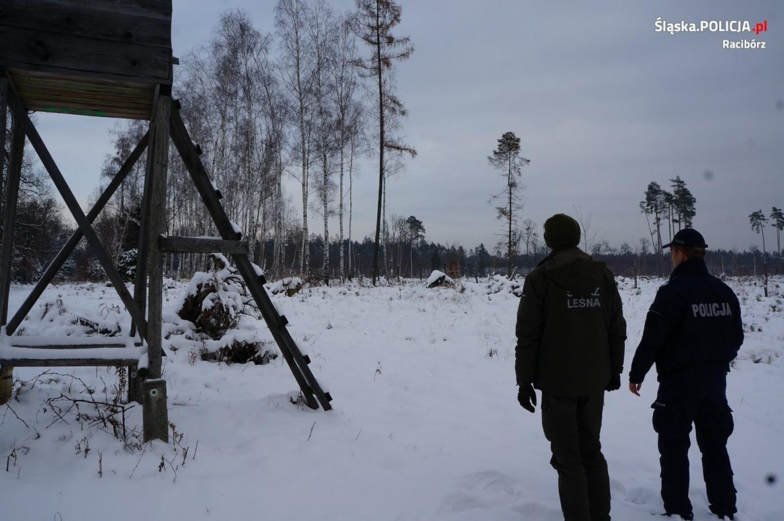 Zdjęcie w galerii na portalu naszraciborz.pl: Choinka 2022. Wspólne patrole policji i leśników wiadomości z regionu