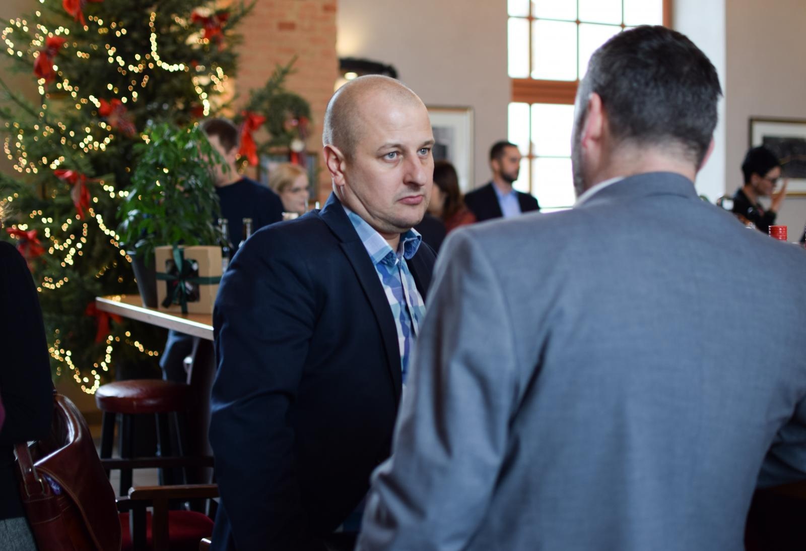 Zdjęcie w galerii na portalu naszraciborz.pl: Raciborscy przedsiębiorcy przy śniadaniu  rozmawiali o biznesie wiadomości z regionu