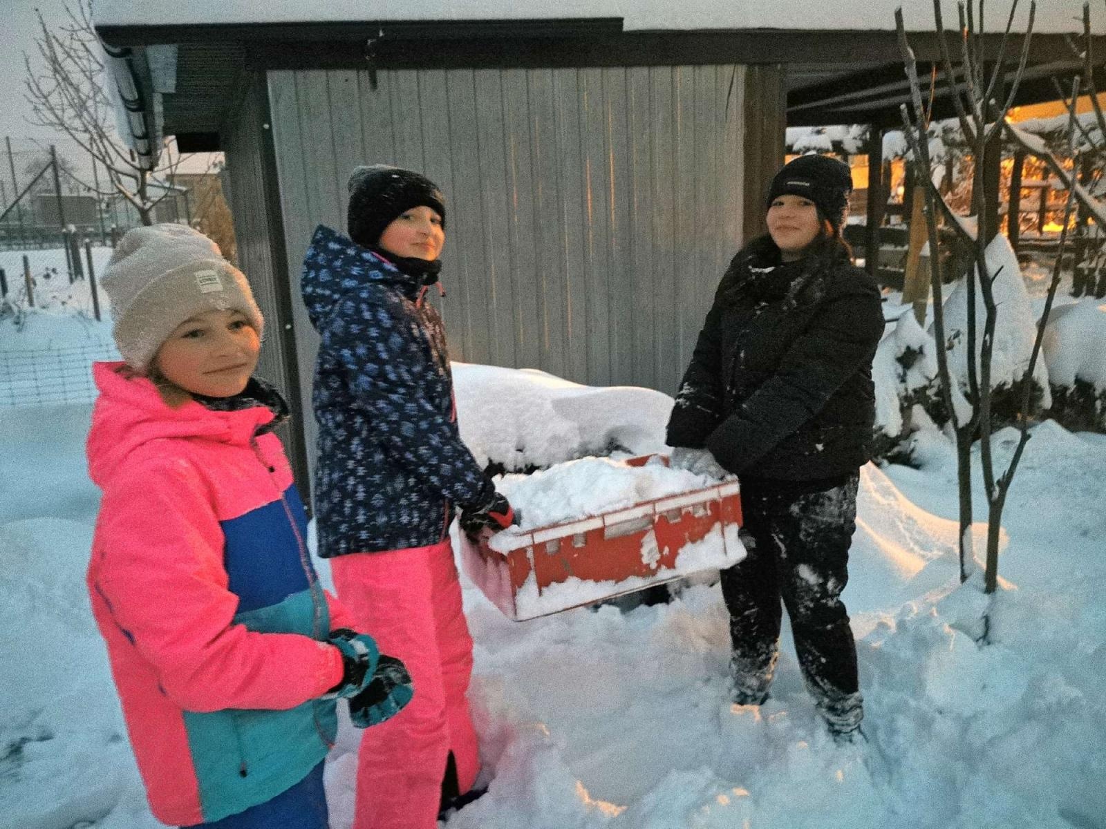 Zdjęcie w galerii na portalu naszraciborz.pl: W Tworkowie stanął bałwan gigant wiadomości z regionu