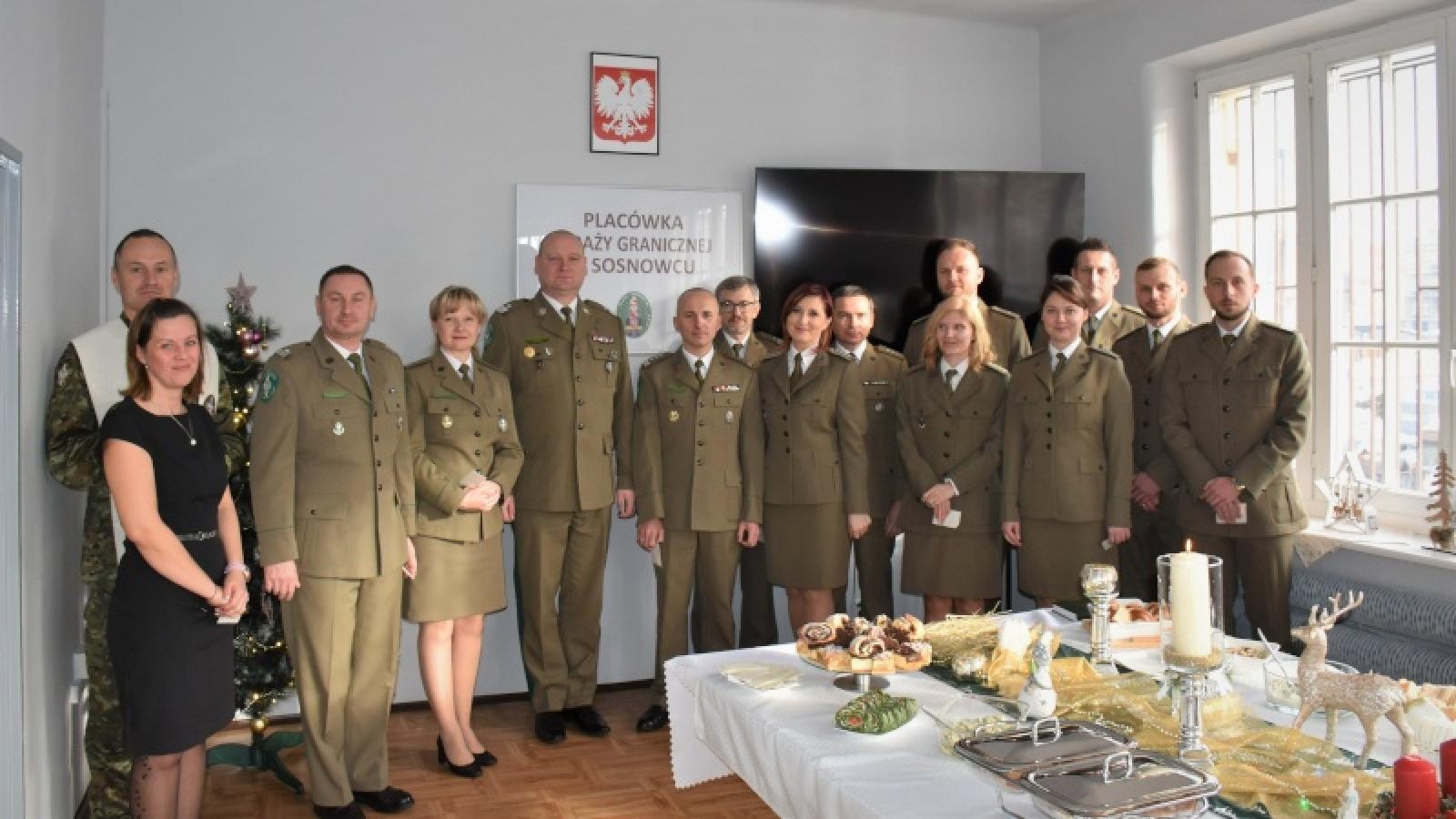 Zdjęcie w galerii na portalu naszraciborz.pl: Świąteczne spotkania opłatkowe u śląskich pograniczników wiadomości z regionu