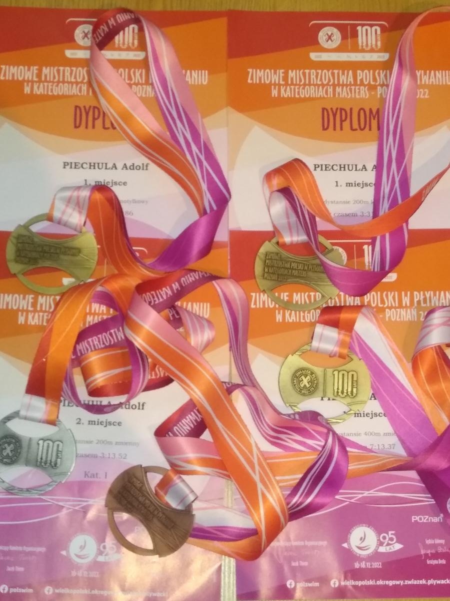 Zdjęcie w galerii na portalu naszraciborz.pl: Sukcesy Adolfa Piechuli na mistrzostwach Polski w Poznaniu wiadomości z regionu