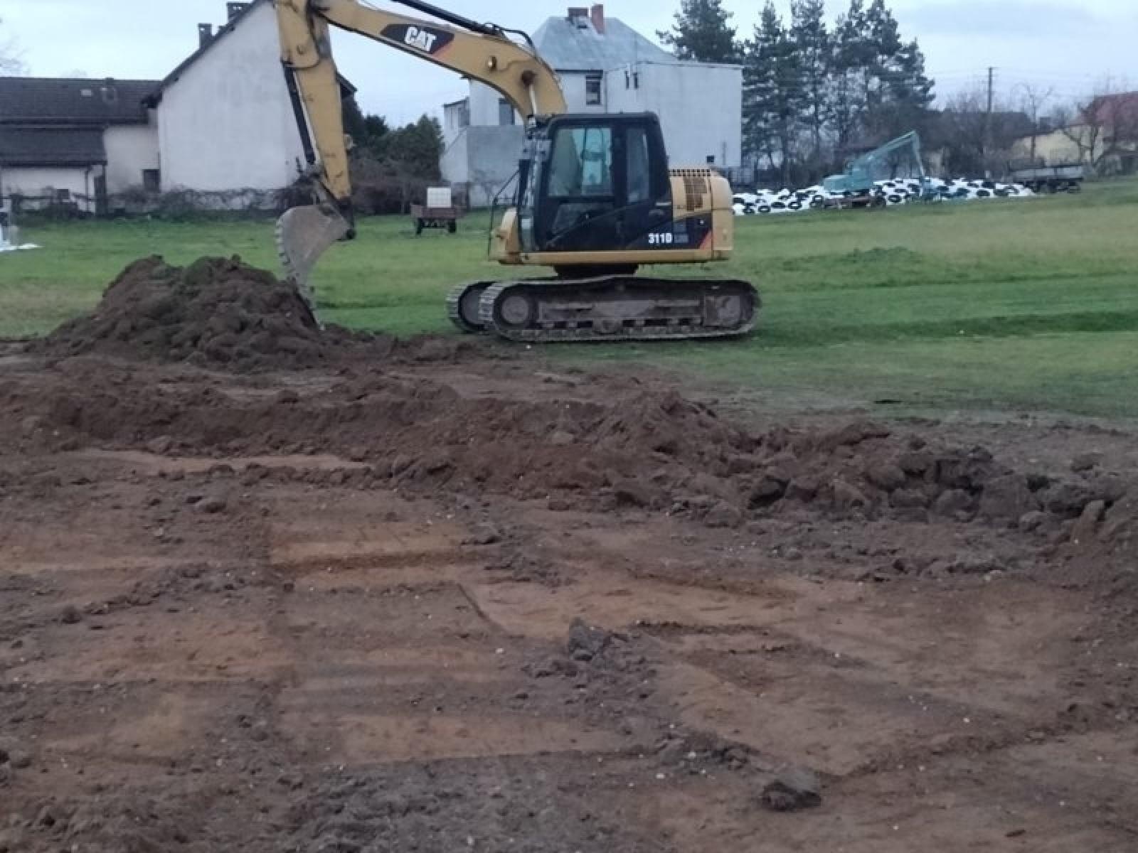 Zdjęcie w galerii na portalu naszraciborz.pl: Budowa przedszkola w Markowicach. Prace idą pełną parą wiadomości z regionu