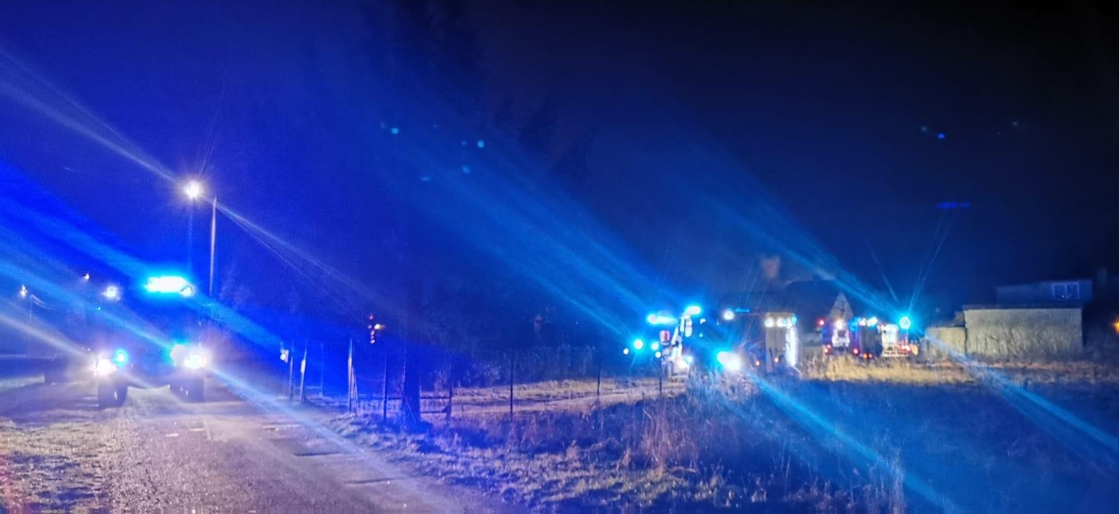 Zdjęcie w galerii na portalu naszraciborz.pl: Pożar w Kuźni Raciborskiej. Ojciec uratował syna wiadomości z regionu