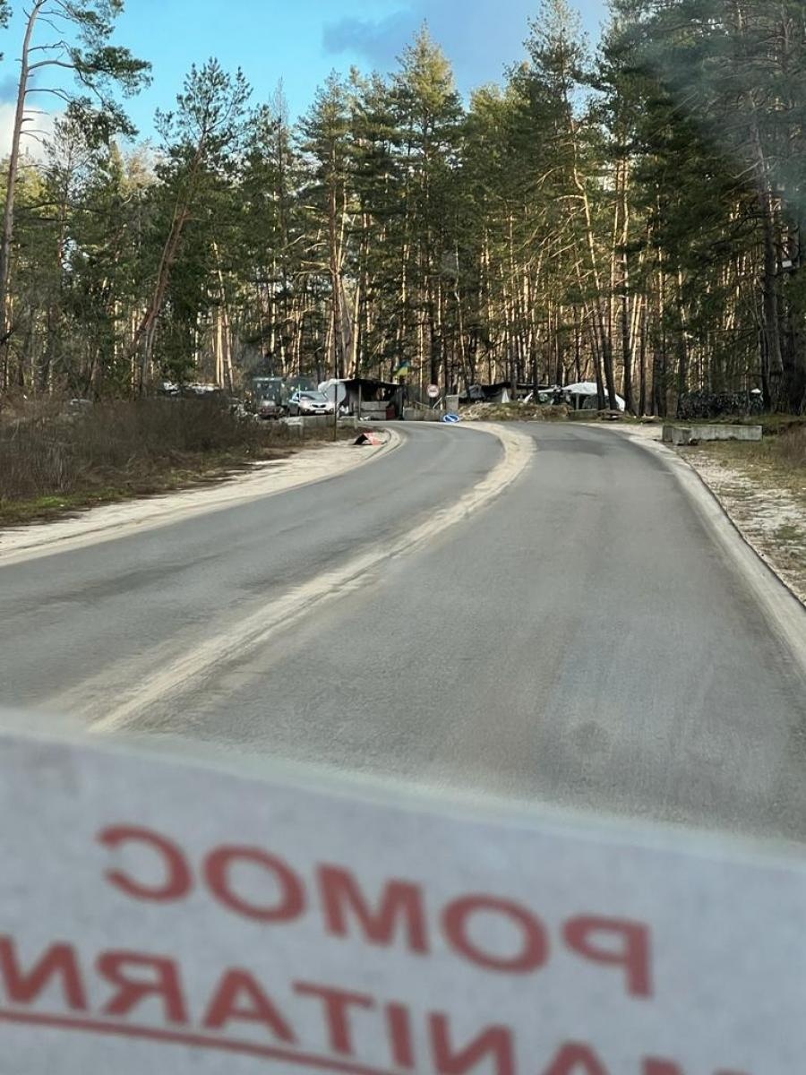 Zdjęcie w galerii na portalu naszraciborz.pl: Dary z powiatu raciborskiego dotarły niemal pod linię frontu. 900 km podróży na zdjęciach wiadomości z regionu