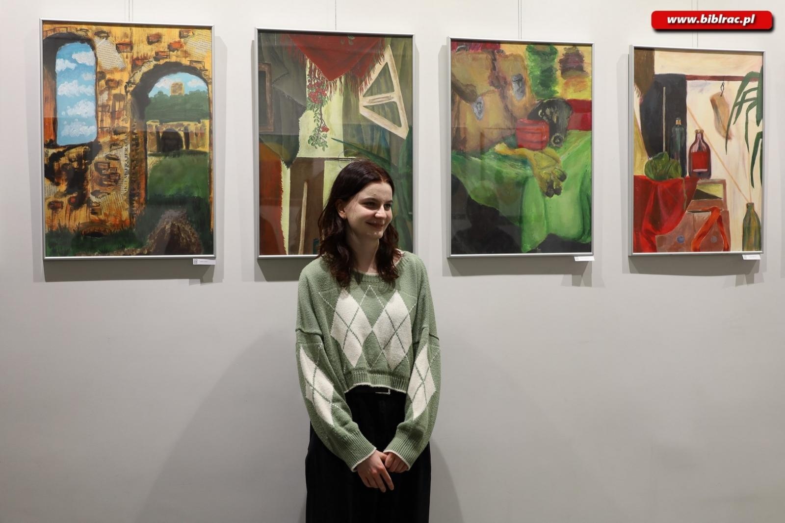 Zdjęcie w galerii na portalu naszraciborz.pl: Uczniowie z Plastyka pokazali swoje prace w Gawrze wiadomości z regionu