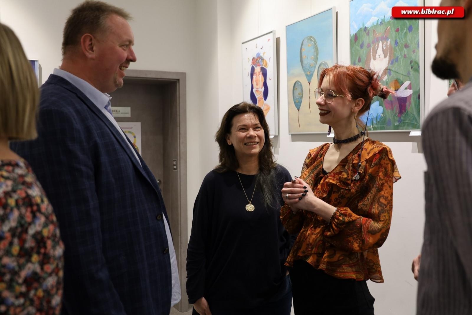 Zdjęcie w galerii na portalu naszraciborz.pl: Uczniowie z Plastyka pokazali swoje prace w Gawrze wiadomości z regionu