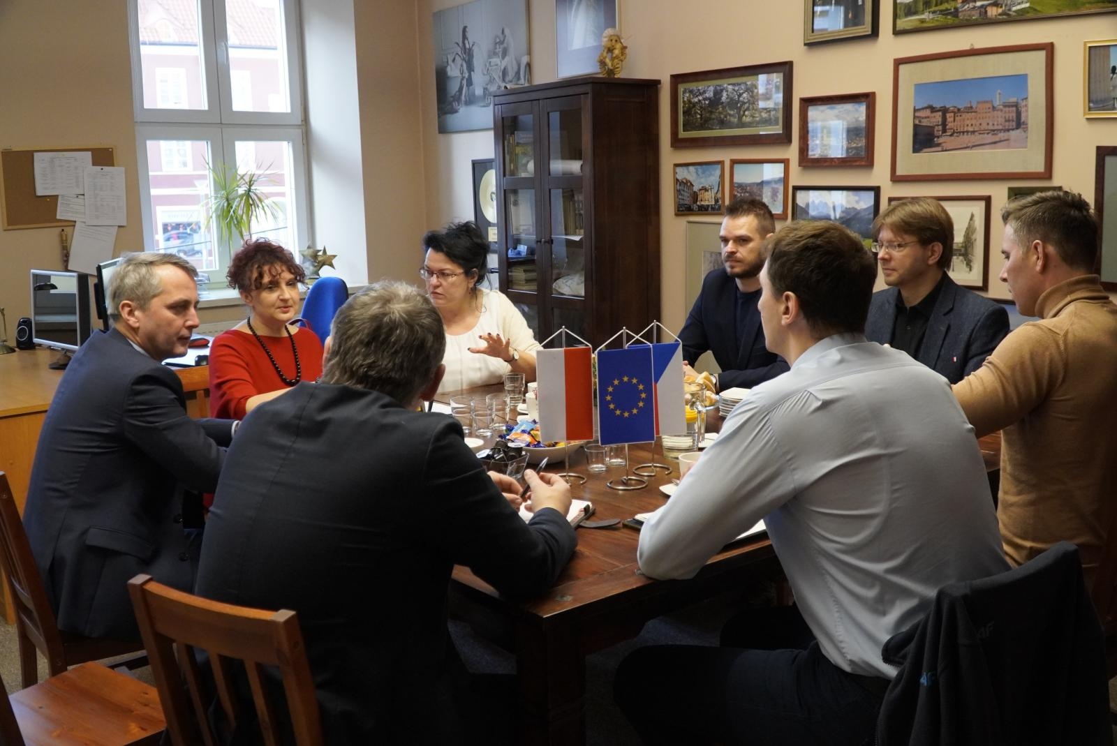 Zdjęcie w galerii na portalu naszraciborz.pl: Delegacja z Vitkova z wizytą w Raciborzu wiadomości z regionu