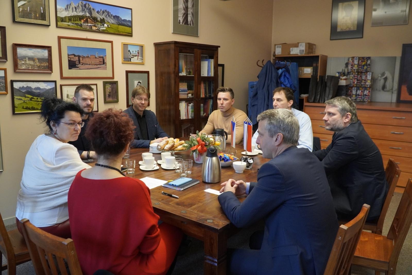 Zdjęcie w galerii na portalu naszraciborz.pl: Delegacja z Vitkova z wizytą w Raciborzu wiadomości z regionu