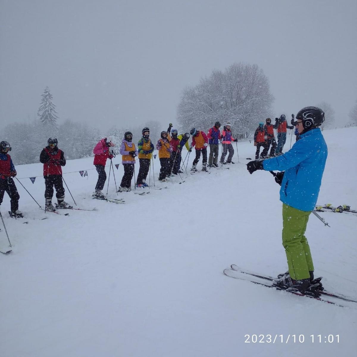 Zdjęcie w galerii na portalu naszraciborz.pl: Młodzi mieszkańcy gminy Krzyżanowice szusowali po stokach wiadomości z regionu