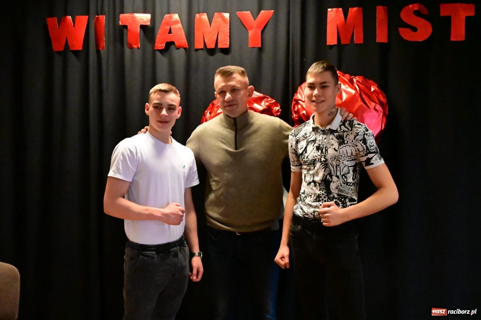 Zdjęcie w galerii na portalu naszraciborz.pl: Czujesz strach, nie walcz! Tomasz Adamek w Raciborzu wiadomości z regionu