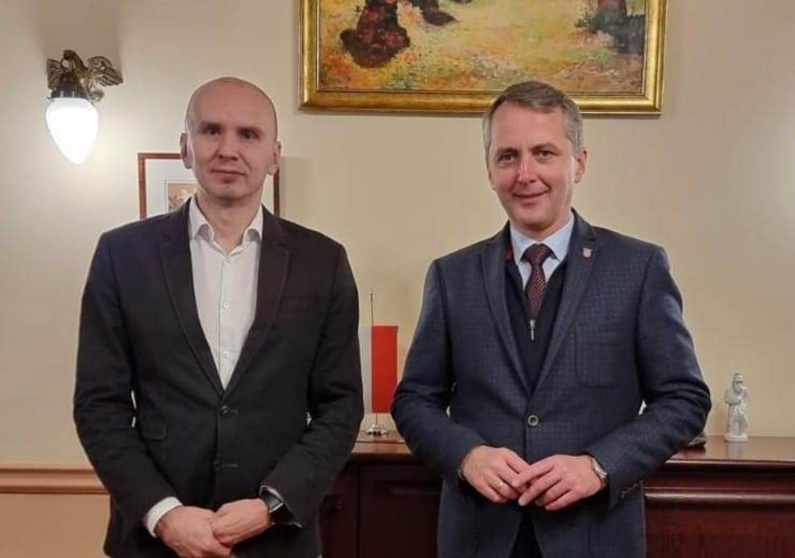 Zdjęcie w galerii na portalu naszraciborz.pl: Prezes i związkowcy z Rafako u prezydenta wiadomości z regionu