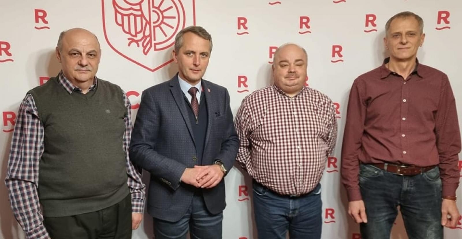 Zdjęcie w galerii na portalu naszraciborz.pl: Prezes i związkowcy z Rafako u prezydenta wiadomości z regionu