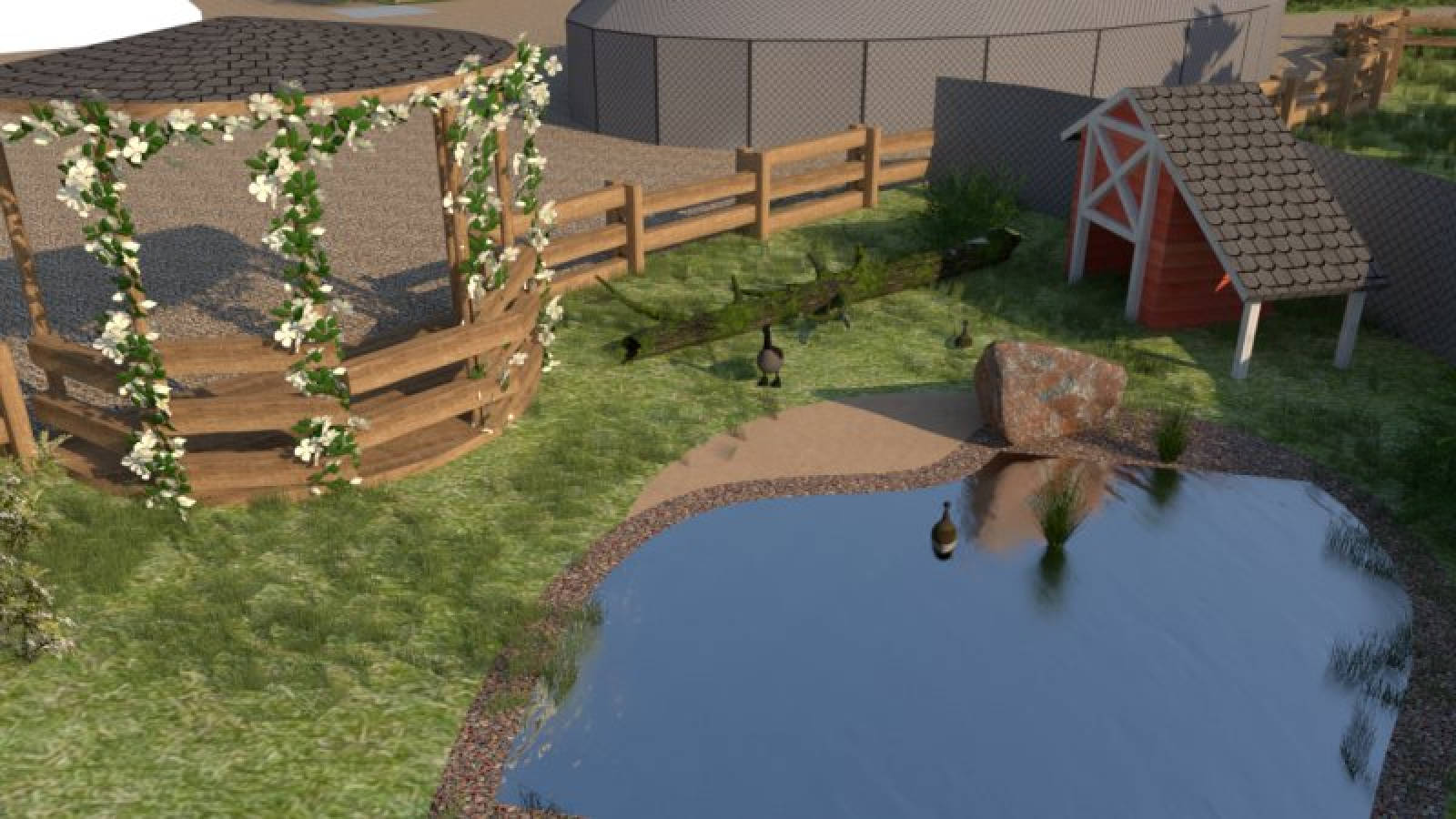 Zdjęcie w galerii na portalu naszraciborz.pl: Arboretum zleciło projekt rewitalizacji zoo. Tak miałoby wyglądać wiadomości z regionu