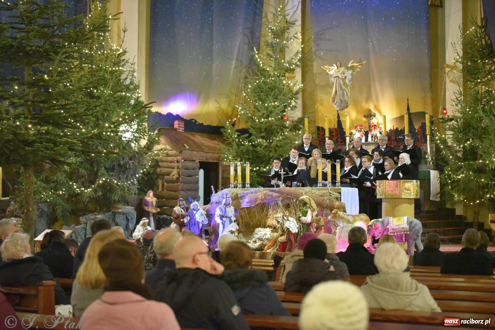Zdjęcie w galerii na portalu naszraciborz.pl: Koncert kolędowy w okrąglaku. W kościołach kończy się okres bożonarodzeniowy [FOTO i WIDEO] wiadomości z regionu