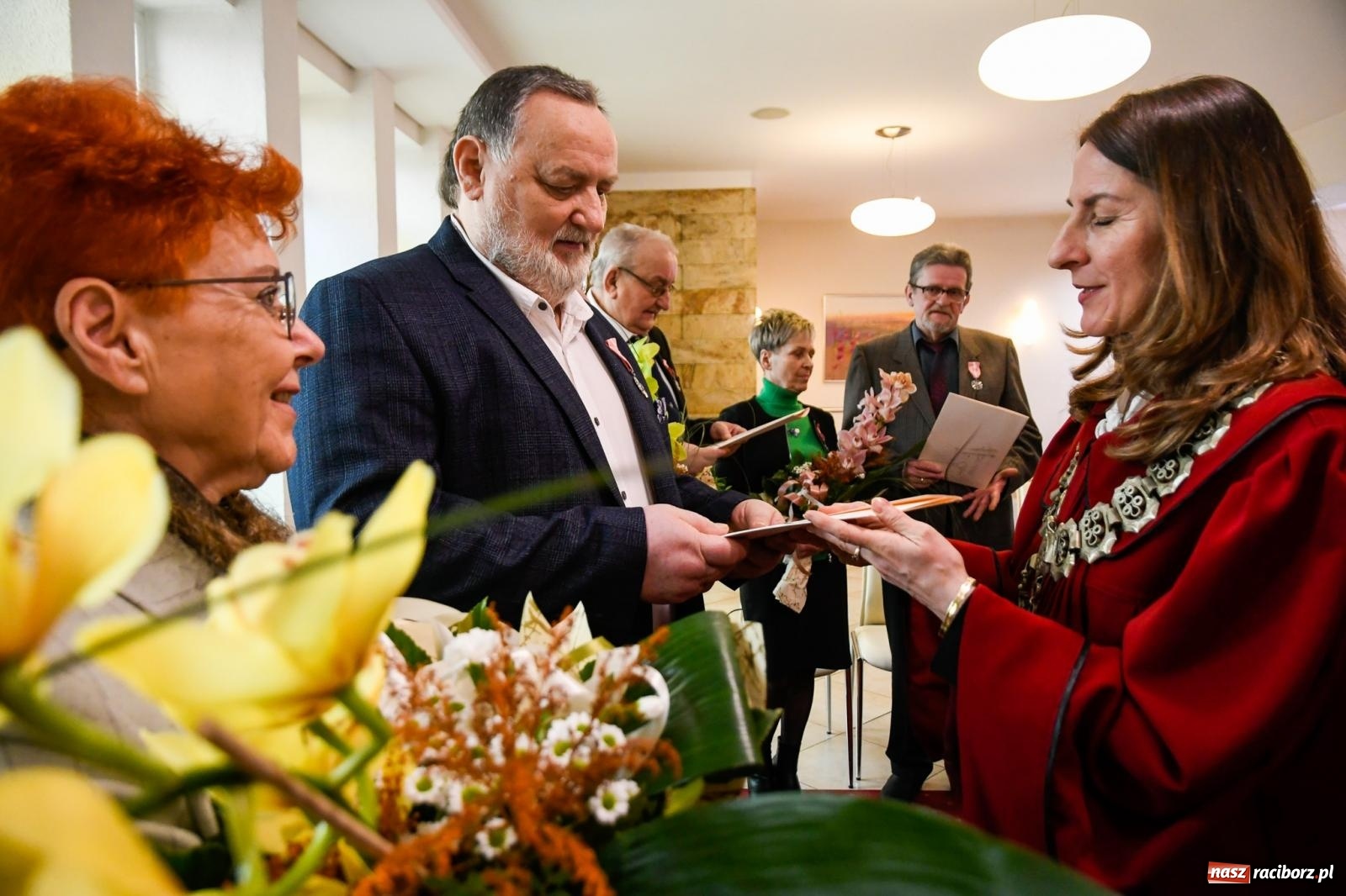 Zdjęcie w galerii na portalu naszraciborz.pl: Złote gody w raciborskim USC [FOTO i WIDEO] wiadomości z regionu