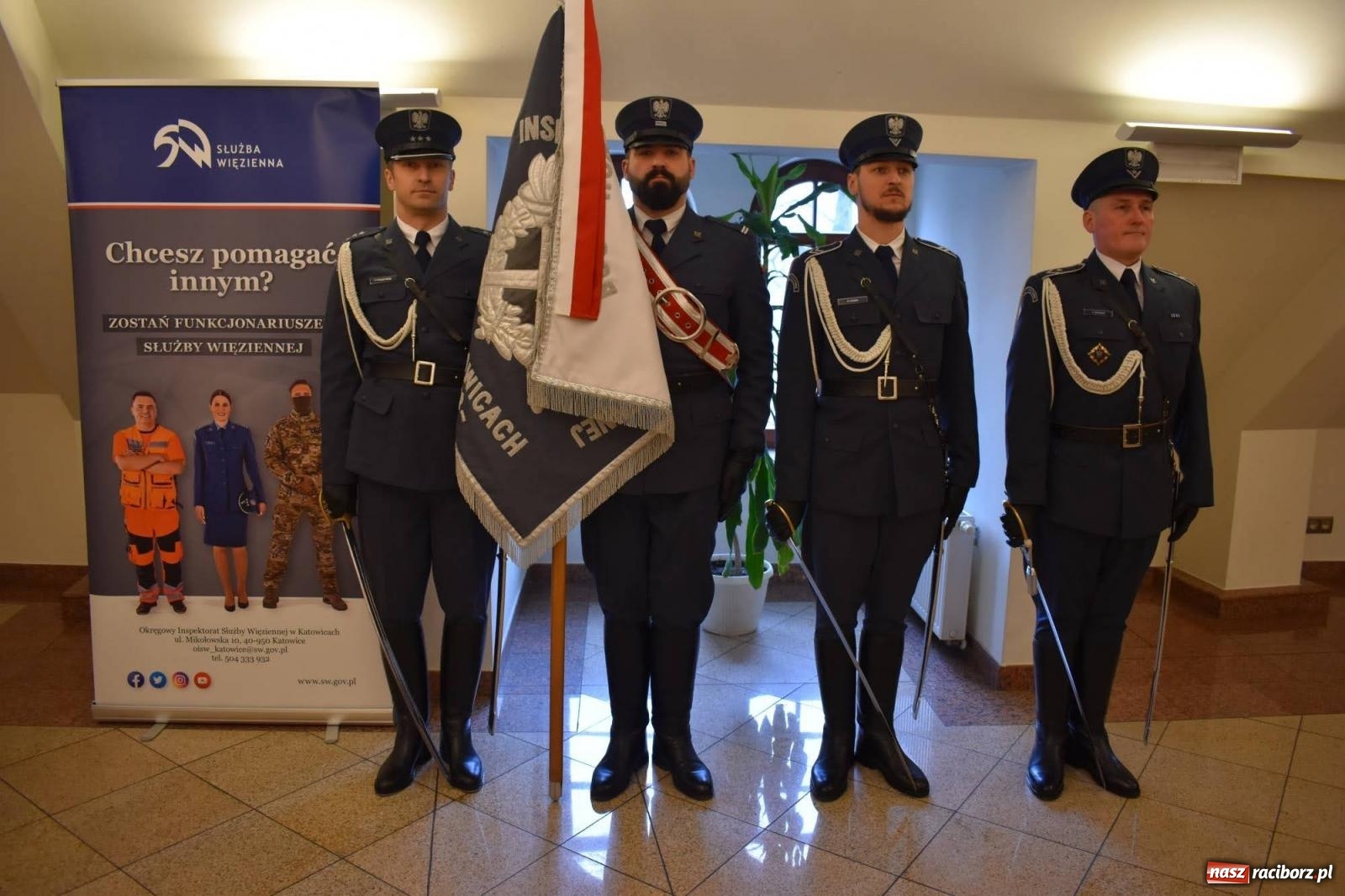 Zdjęcie w galerii na portalu naszraciborz.pl: Okręgowe obchody Dnia Tradycji Służby Więziennej na zamku w Raciborzu wiadomości z regionu