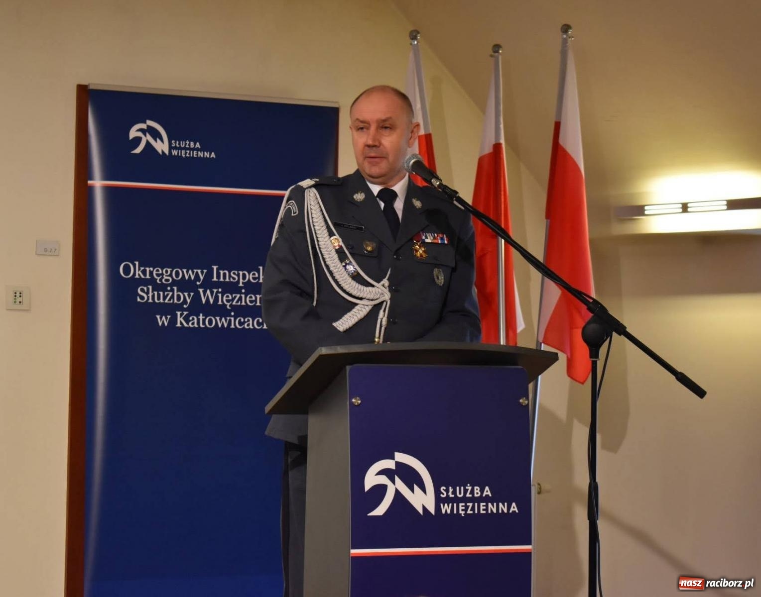 Zdjęcie w galerii na portalu naszraciborz.pl: Okręgowe obchody Dnia Tradycji Służby Więziennej na zamku w Raciborzu wiadomości z regionu