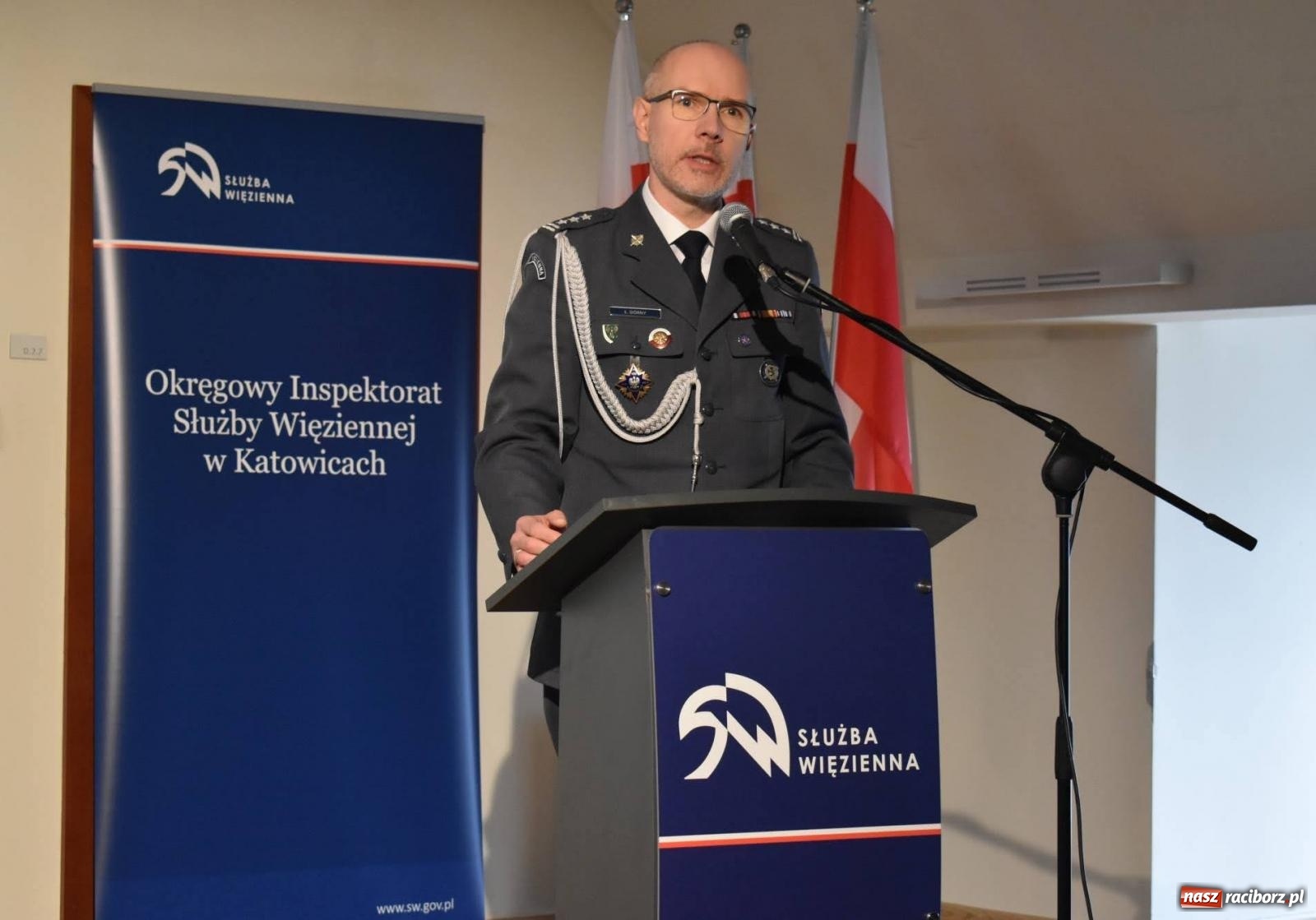Zdjęcie w galerii na portalu naszraciborz.pl: Okręgowe obchody Dnia Tradycji Służby Więziennej na zamku w Raciborzu wiadomości z regionu