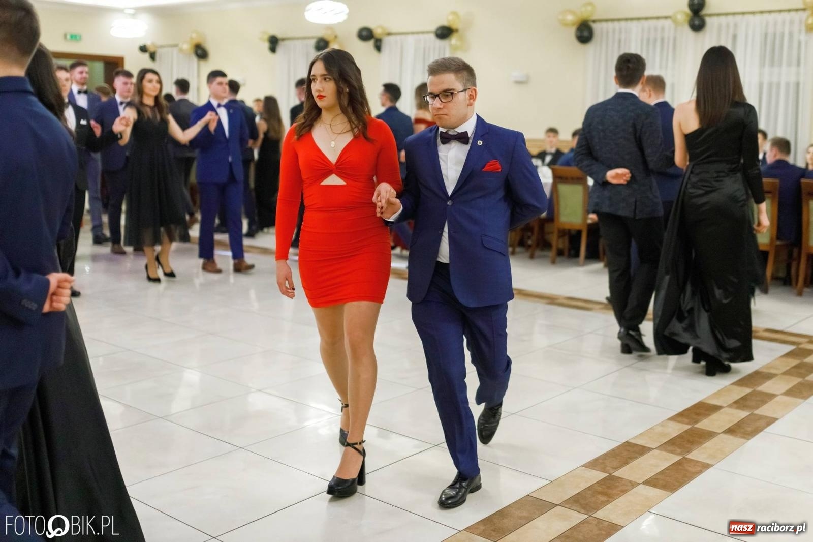 Zdjęcie w galerii na portalu naszraciborz.pl: Bal studniówkowy raciborskiego Mechanika [FOTO i WIDEO] wiadomości z regionu