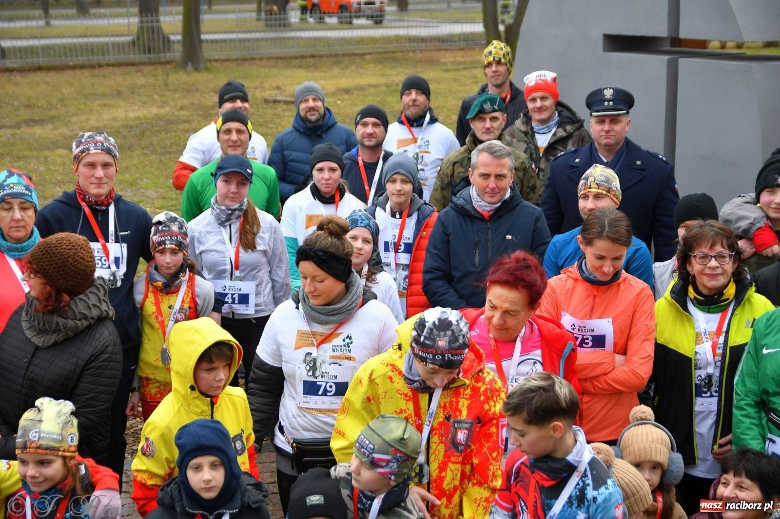 Zdjęcie w galerii na portalu naszraciborz.pl: Tropem Wilczym - Bieg Pamięci Żołnierzy Wyklętych w Raciborzu [FOTO i WIDEO] wiadomości z regionu