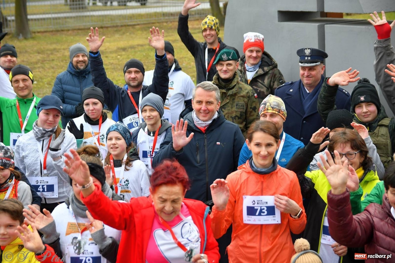 Zdjęcie w galerii na portalu naszraciborz.pl: Tropem Wilczym - Bieg Pamięci Żołnierzy Wyklętych w Raciborzu [FOTO i WIDEO] wiadomości z regionu
