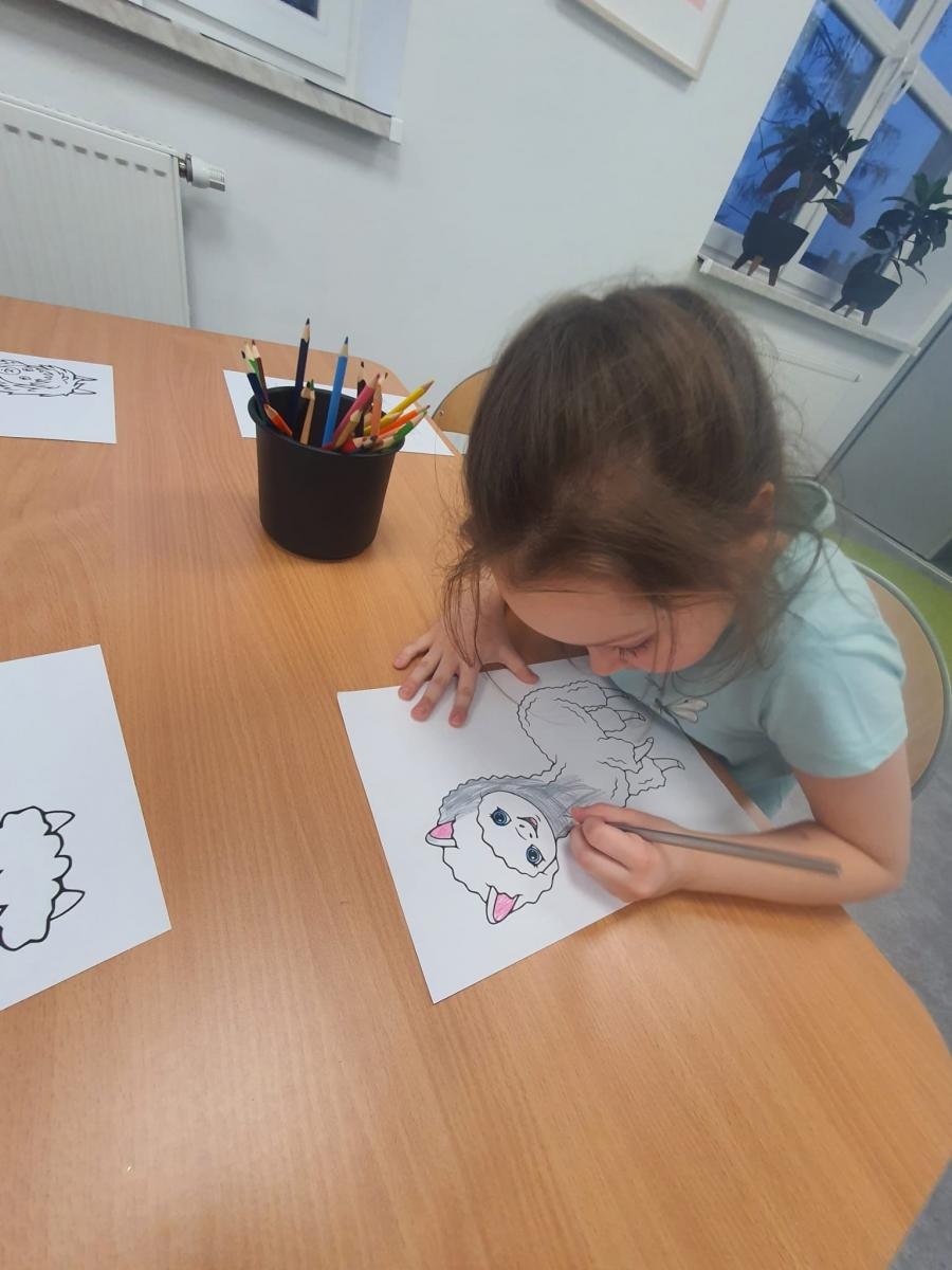 Zdjęcie w galerii na portalu naszraciborz.pl: Spacer z alpakami po szkolnym korytarzu... wiadomości z regionu