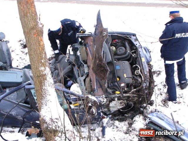 Zdjęcie w galerii na portalu naszraciborz.pl: Śmiertelny wypadek pod Szymocicami wiadomości z regionu