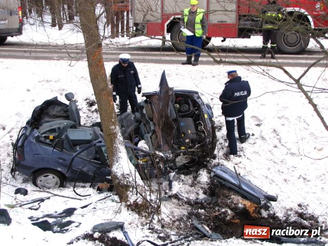 Zdjęcie w galerii na portalu naszraciborz.pl: Śmiertelny wypadek pod Szymocicami wiadomości z regionu