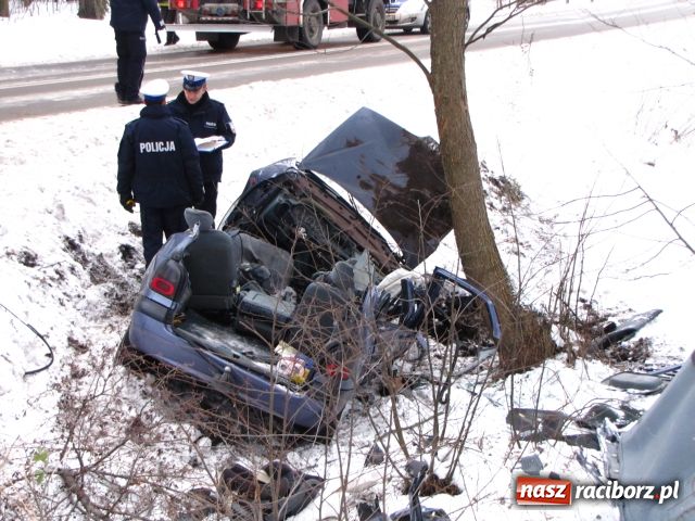 Zdjęcie w galerii na portalu naszraciborz.pl: Śmiertelny wypadek pod Szymocicami wiadomości z regionu