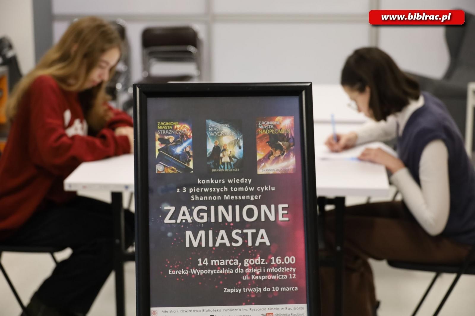Zdjęcie w galerii na portalu naszraciborz.pl: W tym tygodniu w Raciborskiej Bibliotece odbyły się aż dwa konkursy wiedzy! wiadomości z regionu