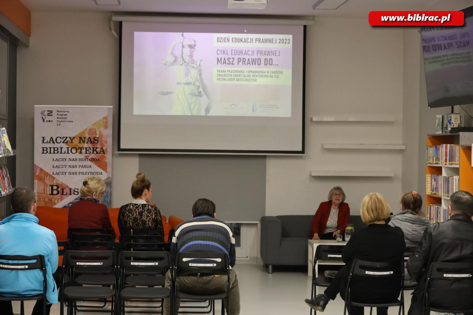 Zdjęcie w galerii na portalu naszraciborz.pl: Masz prawo do... Cykl Edukacji Prawnej w Bibliotece w Raciborzu wiadomości z regionu