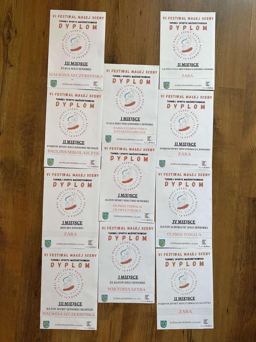 Zdjęcie w galerii na portalu naszraciborz.pl: Festiwal Małej Sceny - Zara z medalami wiadomości z regionu