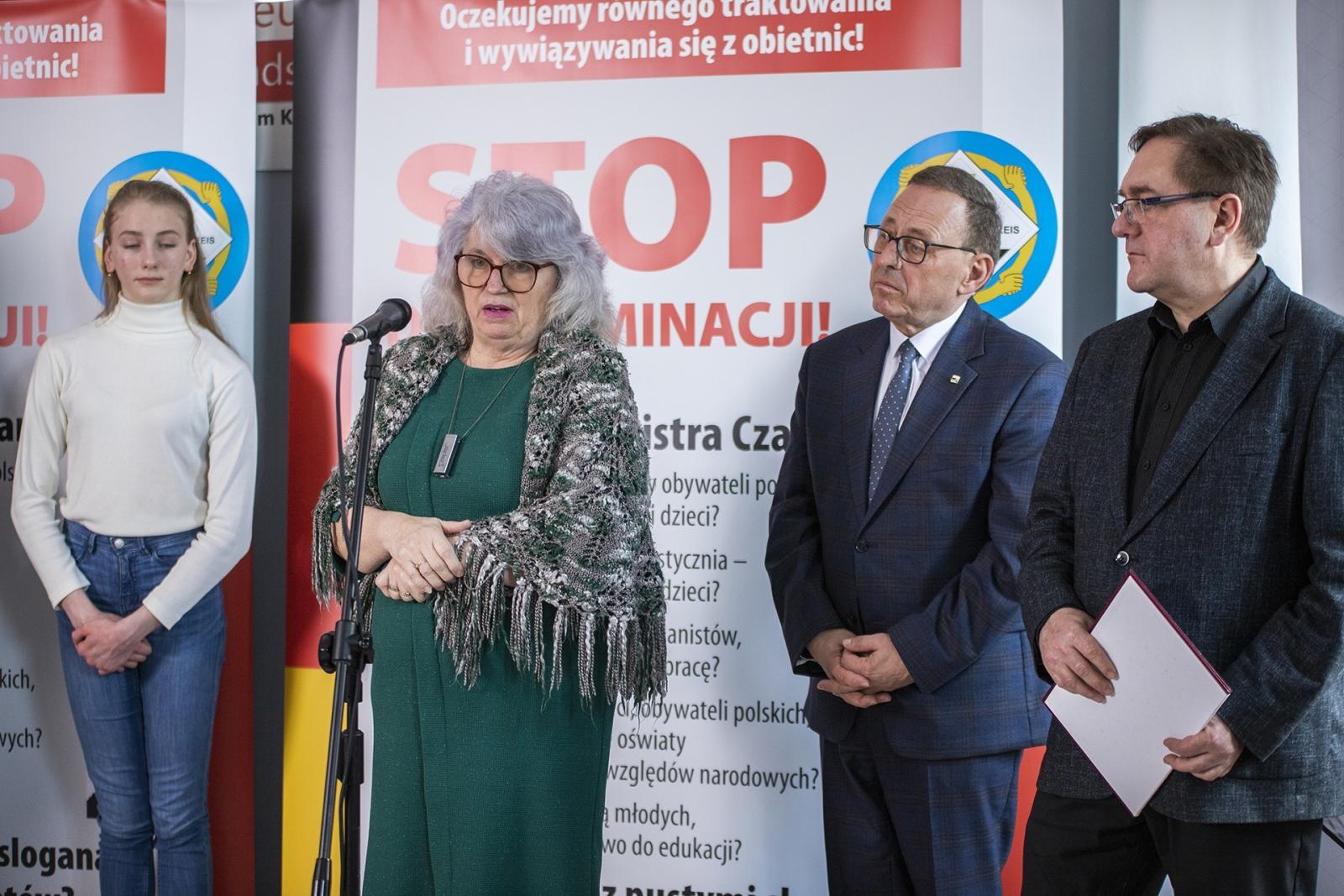Zdjęcie w galerii na portalu naszraciborz.pl: Stop dyskryminacji niemieckich dzieci! Konferencja mniejszości w Raciborzu [WIDEO] wiadomości z regionu